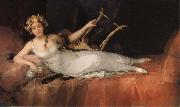 Francisco Goya Marquise of Santa Cruz oil painting on canvas